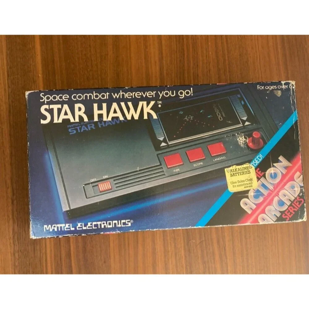 Star Hawk Handheld Video Game Mattel Electronics Vintage 1981